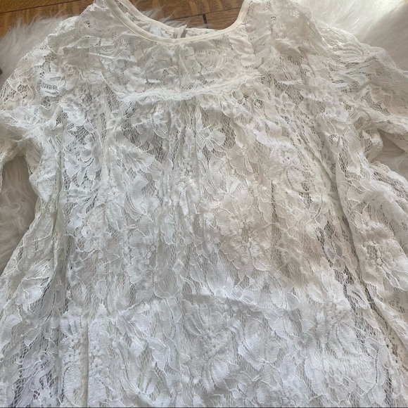 Urban Outfitters Kimchi Blue White Lace Babydoll Dress - Picture 2 of 7